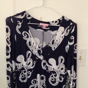 Lilly Pulitzer octopus print jersey dress